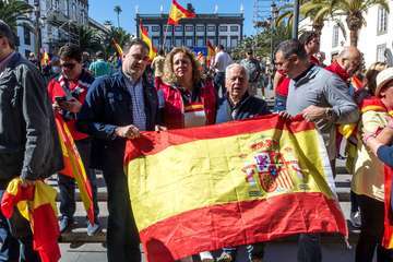 Concentración en la capital grancanaria por la 
